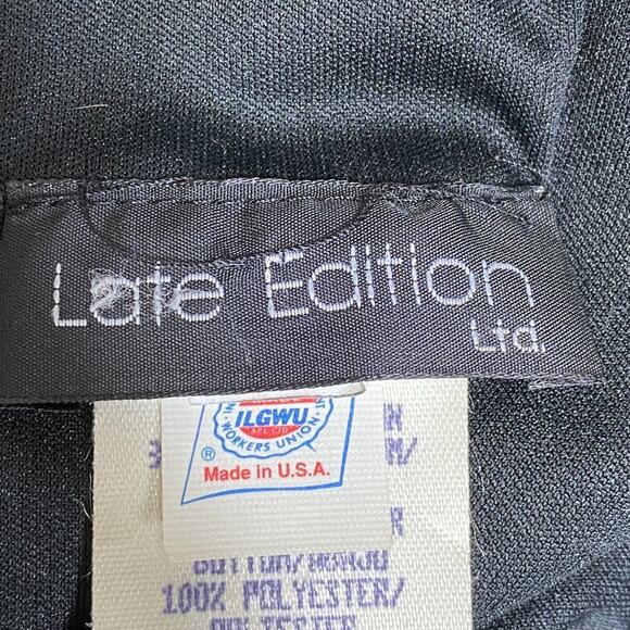 VTG Late Edition Womens Y2K Ruffled Mini Dress Size 10 Hoco Whimsigoth Grunge - Picture 6 of 13